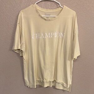 Champion Light Yellow Tee